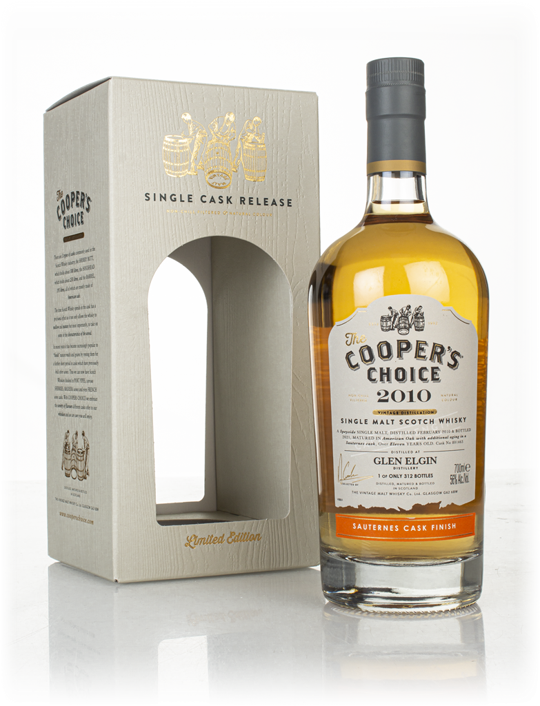 Glen Elgin 11 Year Old 2010 (cask 801463) - The Cooper's Choice (The Vintage Malt Whisky Co.) 70cl product image