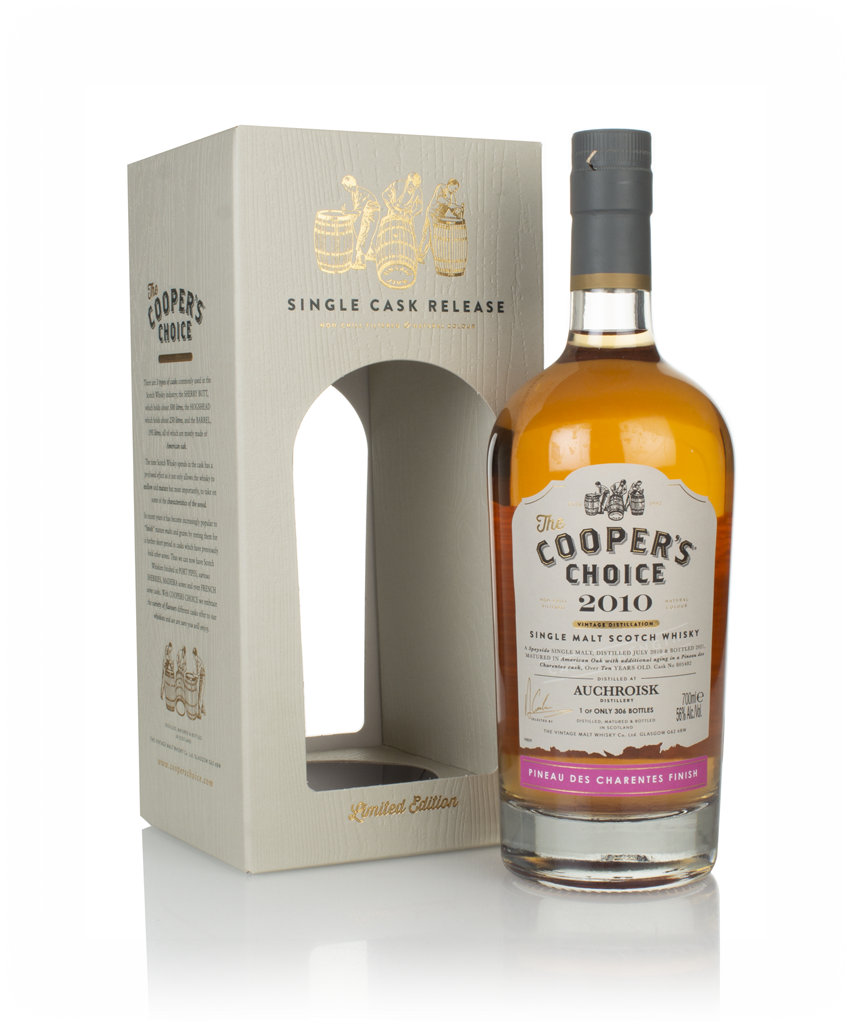 Auchroisk 10 Year Old 2010 (cask 805482) - The Cooper's Choice (The Vintage Malt Whisky Co.) 70cl product image