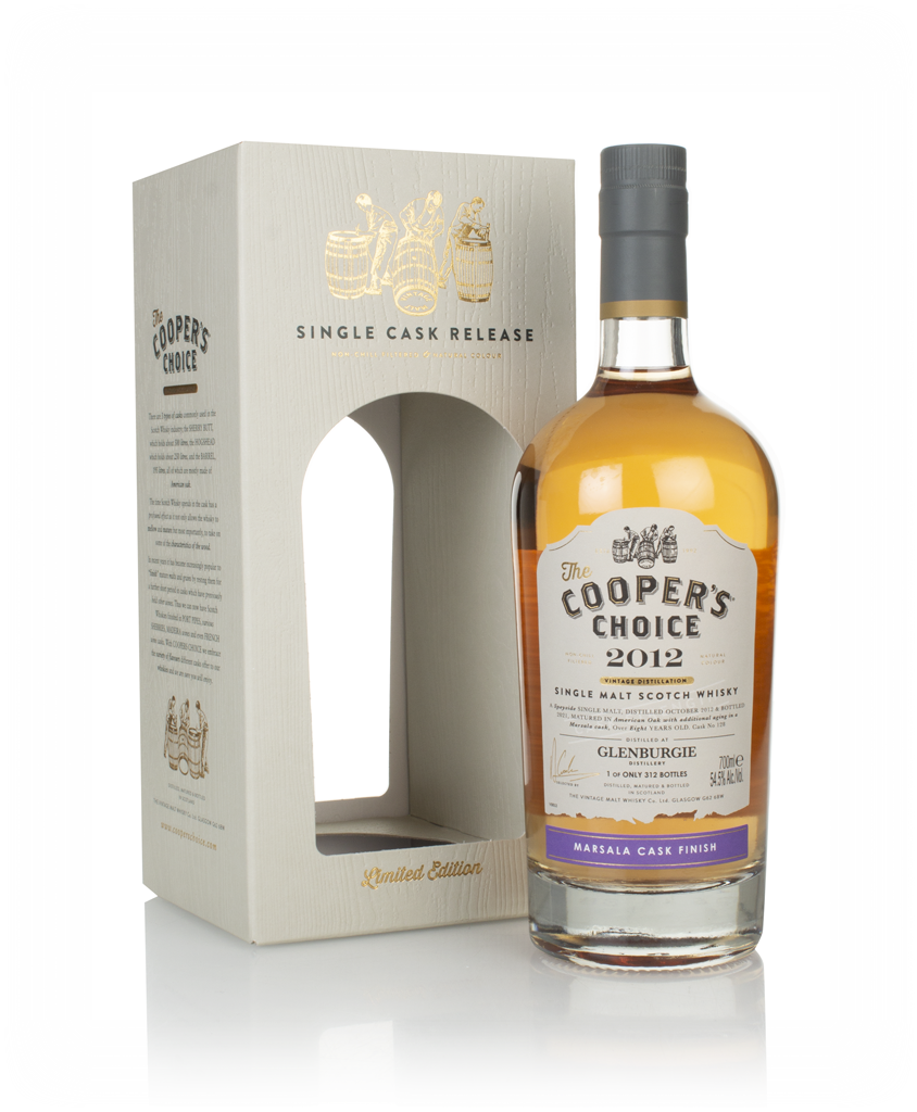 Glenburgie 8 Year Old 2012 (cask 128) - The Cooper's Choice (The Vintage Malt Whisky Co.) 70cl product image