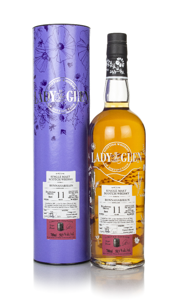 Bunnahabhain 11 Year Old 2010 (cask 554983) - Lady of the Glen (Hannah Whisky Merchants) 70cl product image