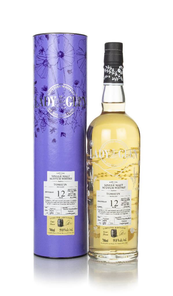 Tomatin 12 Year Old 2008 (cask 747) - Lady of the Glen (Hannah Whisky Merchants) 70cl product image
