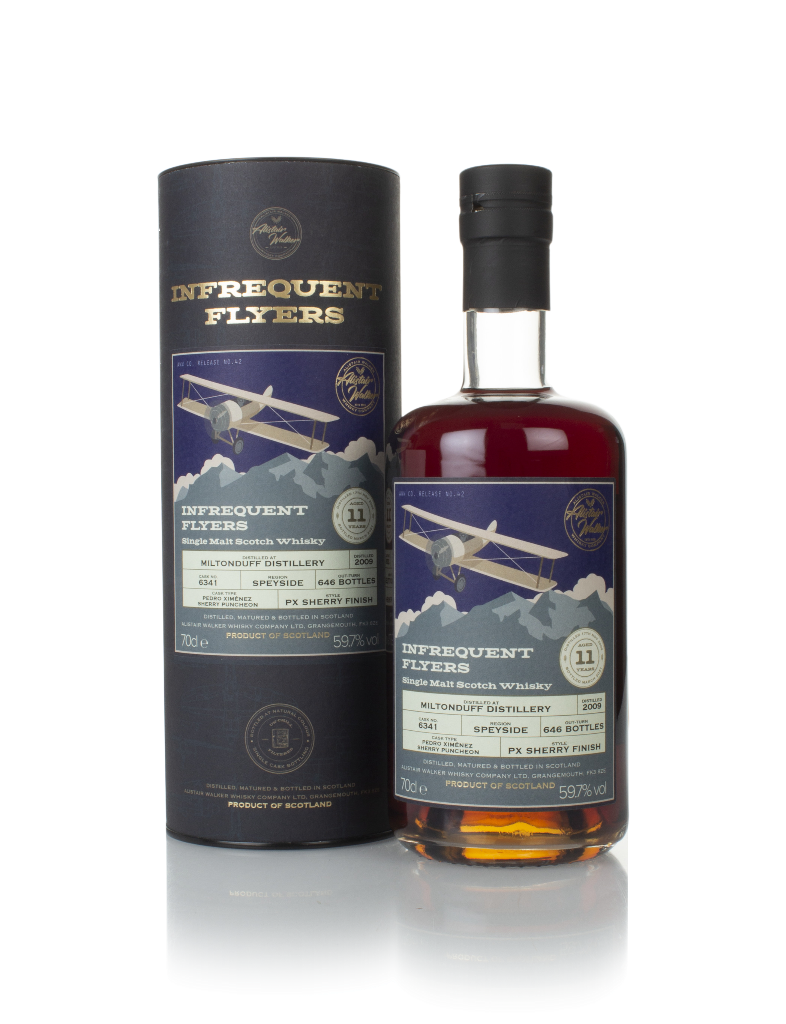 Miltonduff 11 Year Old 2009 (cask 6341) - Infrequent Flyers (Alistair Walker) 70cl product image