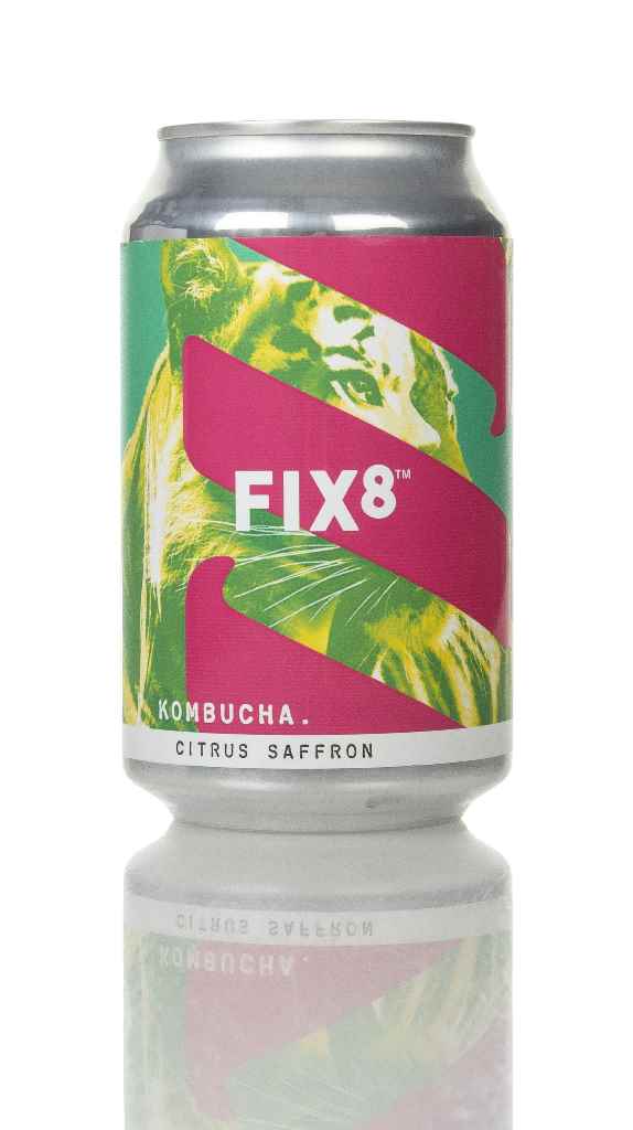 Fix8 Citrus Saffron Kombucha 33cl product image
