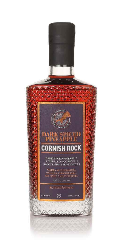 Cornish Rock Dark Spiced Pineapple Rum 70cl product image