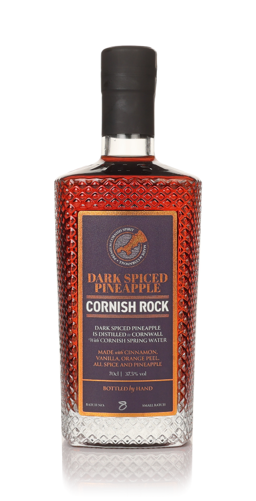 Cornish Rock Dark Spiced Pineapple Rum 70cl product image