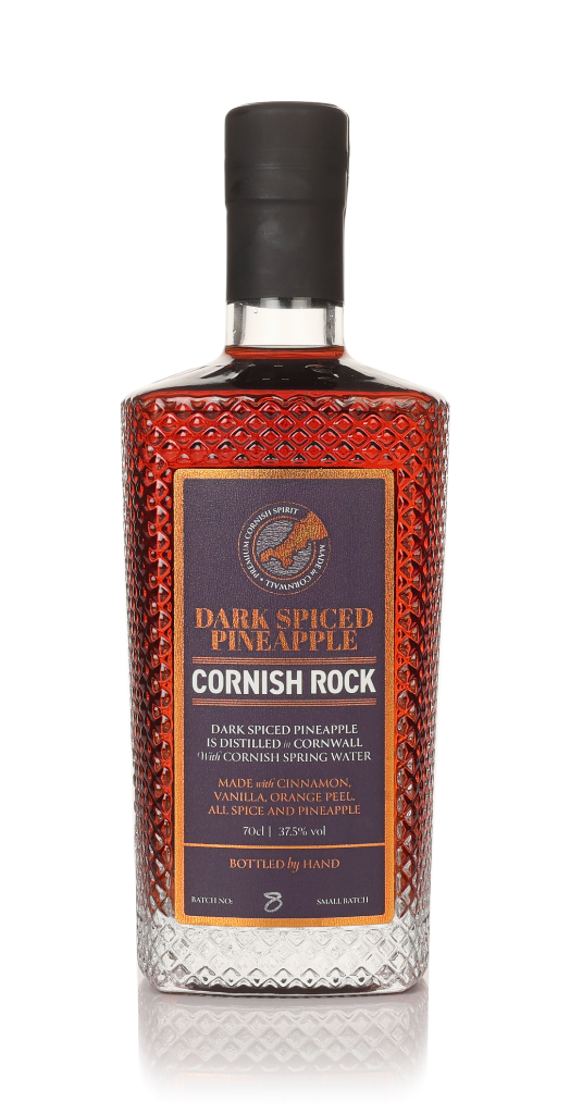 Cornish Rock Dark Spiced Pineapple Rum 70cl product image