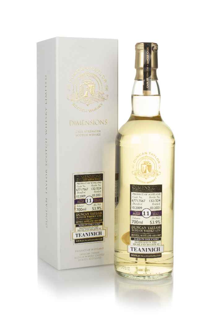 Teaninch 11 Year Old 2009 (cask 67717567) - Dimensions (Duncan Taylor) 70cl product image