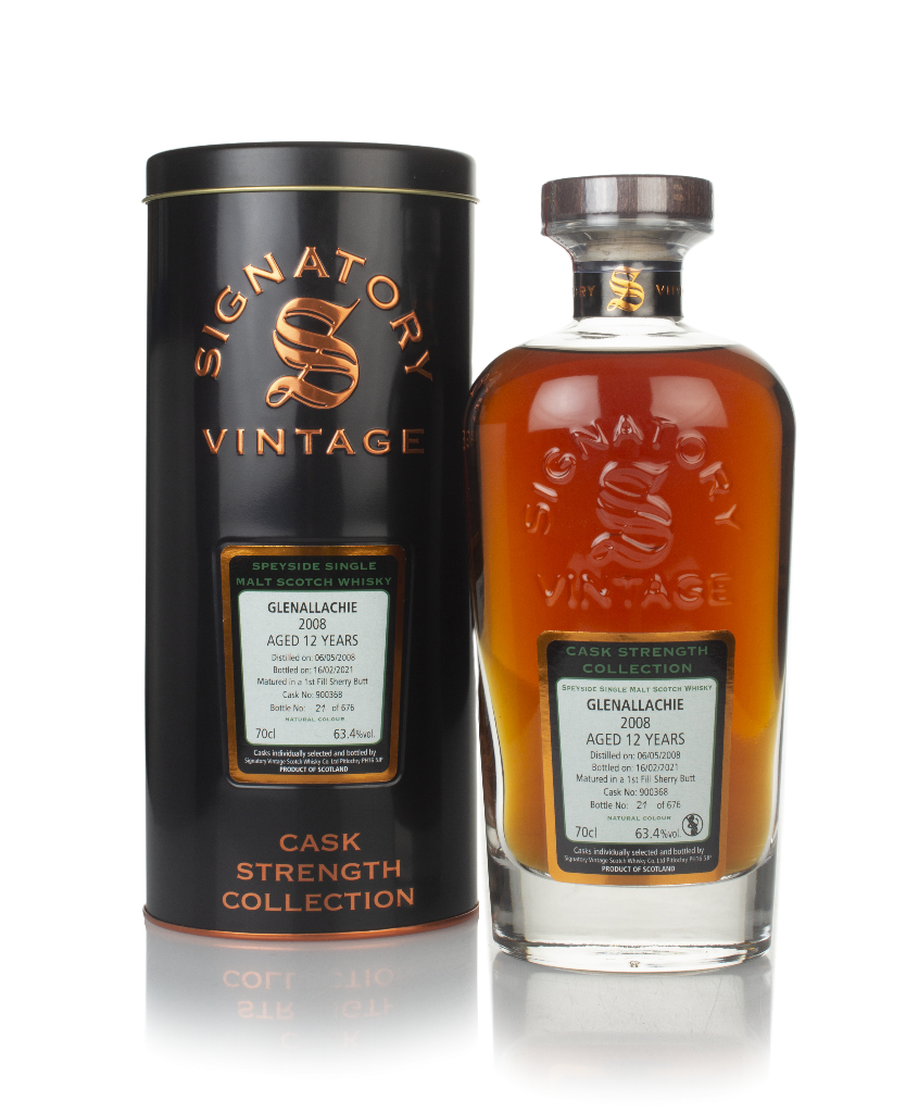 Glenallachie 12 Year Old 2008 (cask 900368) - Cask Strength Collection (Signatory) 70cl product image