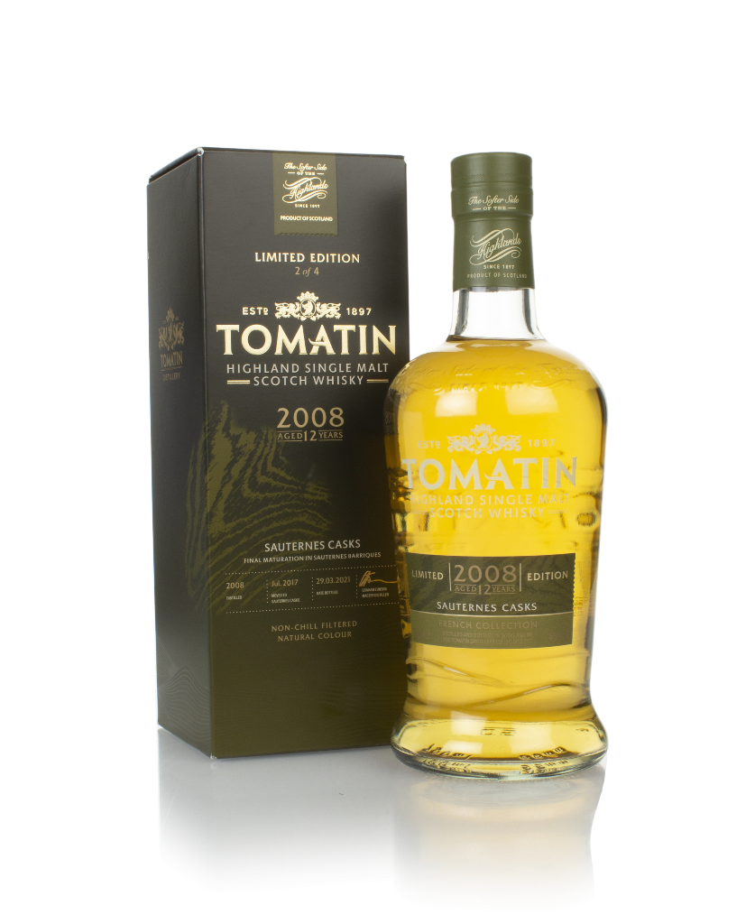 Tomatin 12 Year Old 2008 Sauternes Cask Finish - French Collection 70cl product image