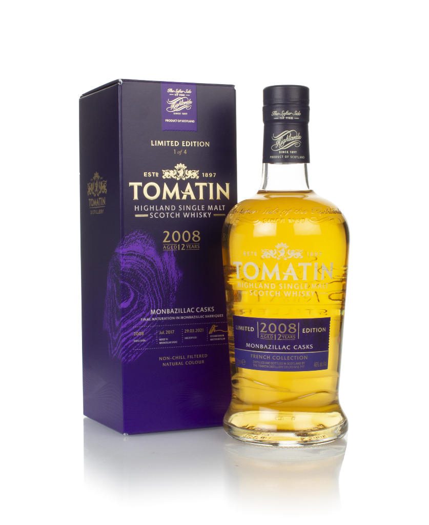 Tomatin 12 Year Old 2008 Monbazillac Cask Finish - French Collection 70cl product image