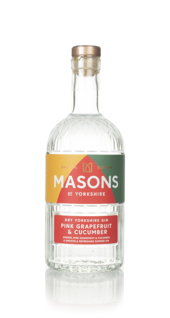 Masons Dry Yorkshire Gin - Pink Grapefruit & Cucumber 70cl product image