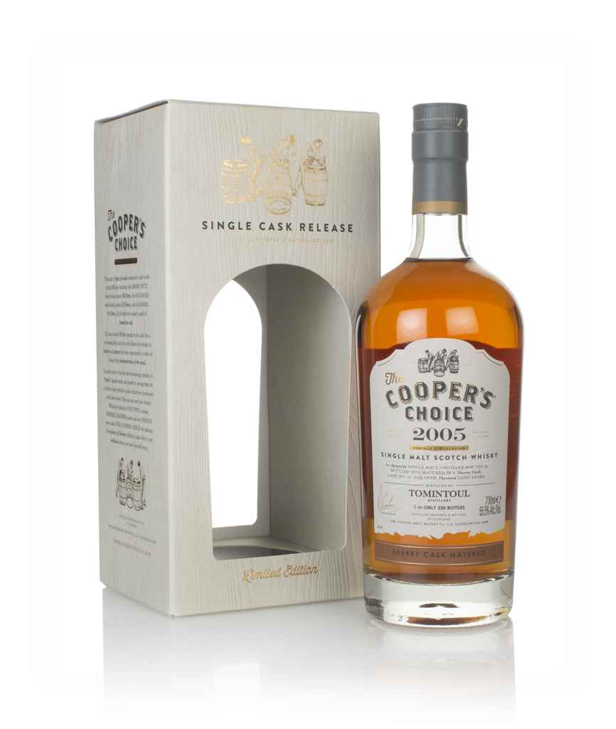 Tomintoul 13 Year Old 2005 (cask 10) - The Cooper's Choice (The Vintage Malt Whisky Co.) 70cl product image