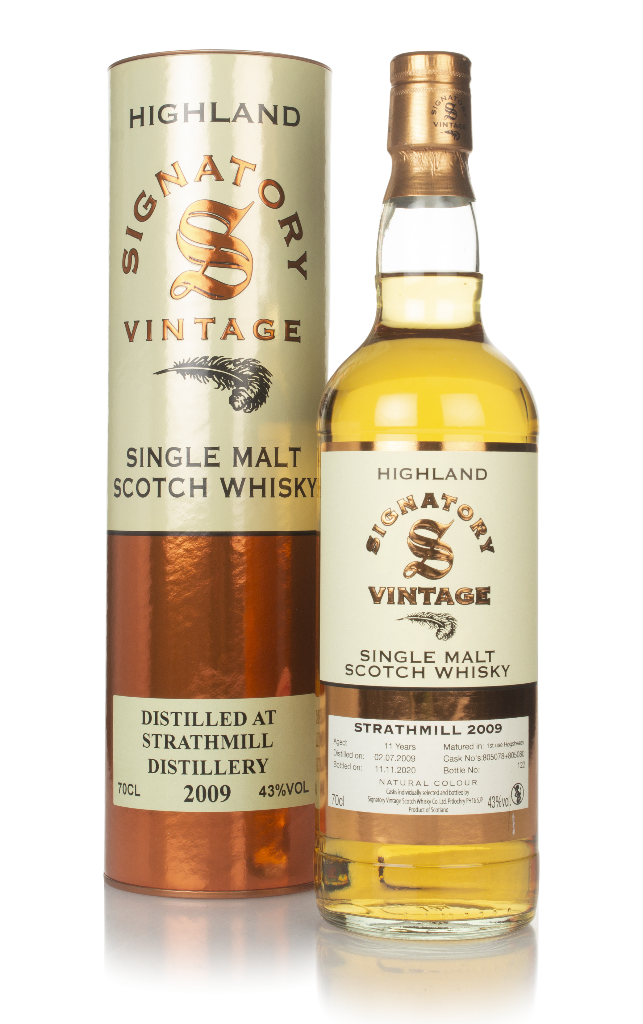 Strathmill 11 Year Old 2009 (casks 805078 & 805080) - Signatory 70cl product image