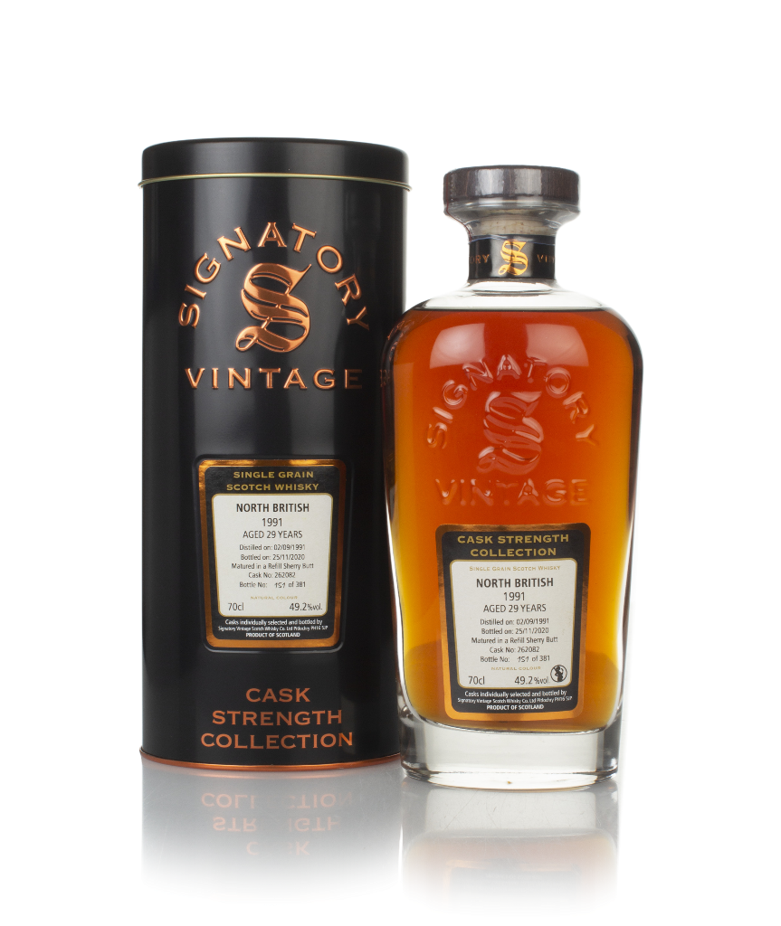 North British 29 Year Old 1991 (cask 262082)  - Cask Strength Collection (Signatory) 70cl product image
