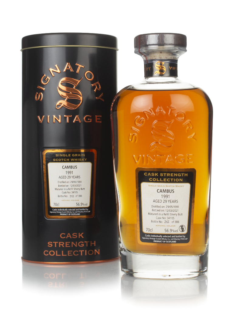 Cambus 29 Year Old 1991 (cask 34105) -  Cask Strength Collection (Signatory) 70cl product image