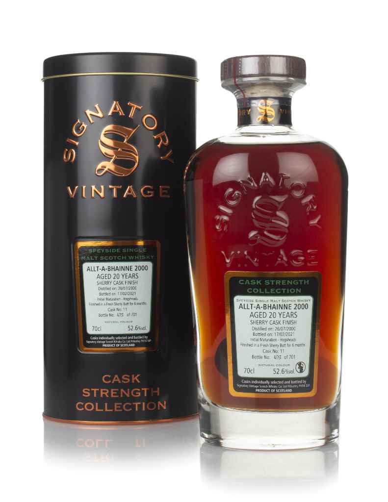 Allt-á-Bhainne 20 Year Old 2000 (cask 11) - Cask Strength Collection (Signatory) 70cl product image