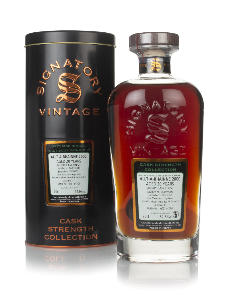 Allt-á-Bhainne 20 Year Old 2000 (cask 11) - Cask Strength Collection (Signatory) 70cl product image