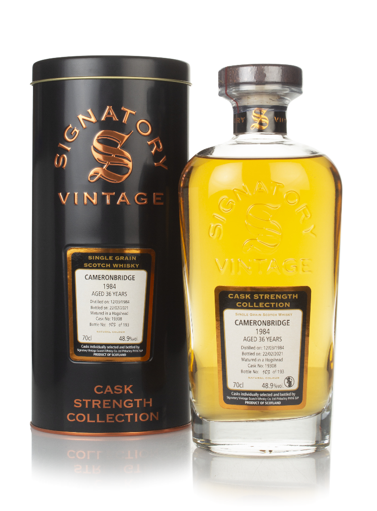 Cameronbridge 36 Year Old 1984 (cask  19308) - Cask Strength Collection (Signatory) 70cl product image