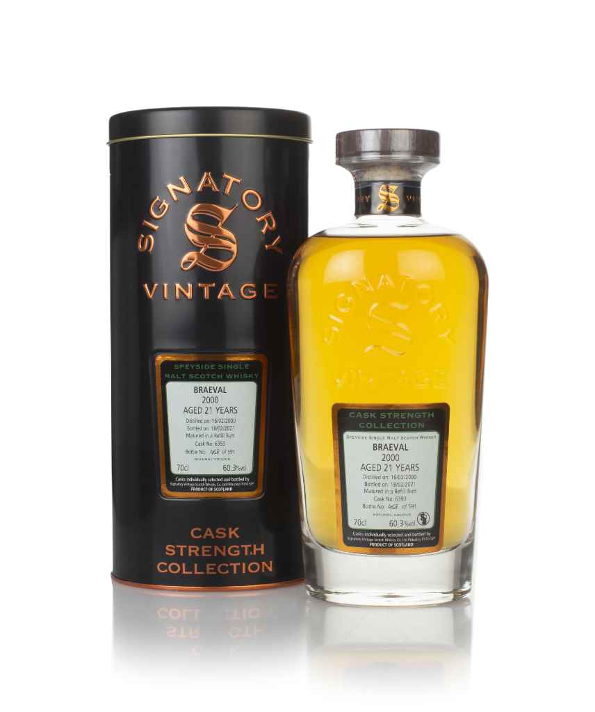 Braeval 21 Year Old 2000 (cask 6393) - Cask Strength Collection (Signatory) 70cl product image