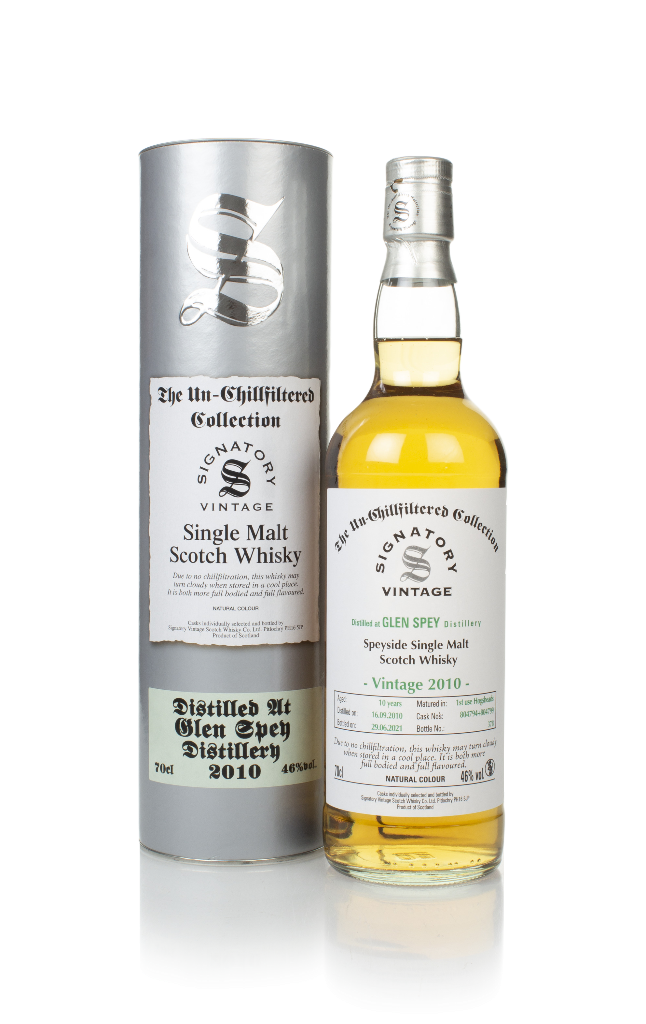 Glen Spey 10 Year Old 2010 (casks 804794 & 804799) - Un-Chilfiltered Collection (Signatory) 70cl product image