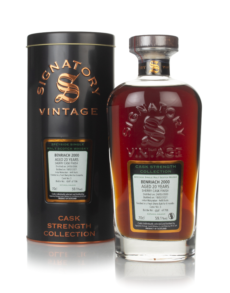 Benriach 20 Year Old 2000 (cask 3) - Cask Strength Collection (Signatory) 70cl product image
