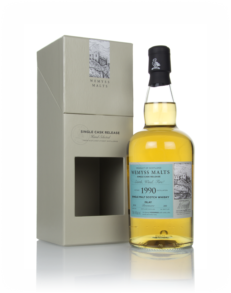 Earth, Wind, Fire! 1990 (bottled 2018) - Wemyss Malts (Bowmore) 70cl product image