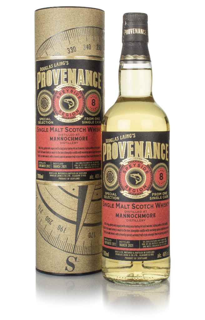 Mannochmore 8 Year Old 2012 (cask 14660) - Provenance (Douglas Laing) 70cl product image