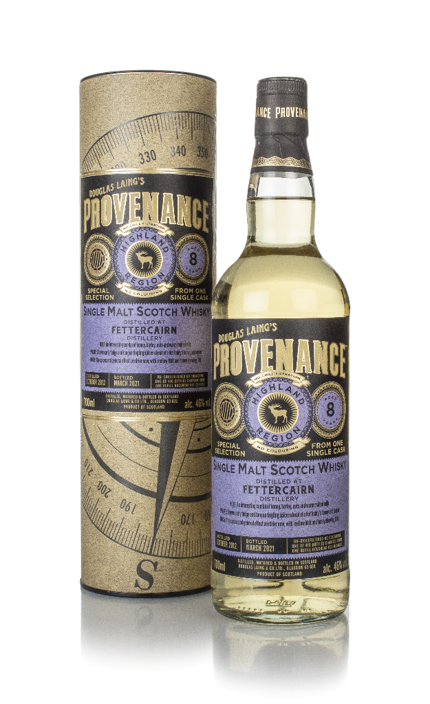 Fettercairn 8 Year Old 2012 (cask 14663) - Provenance (Douglas Laing) 70cl product image