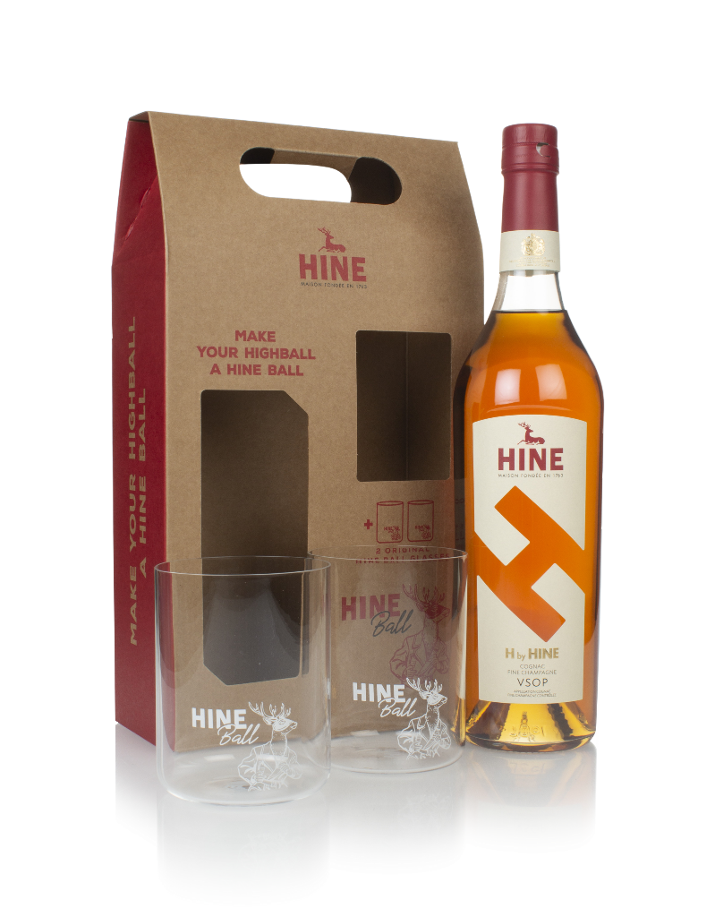 H by Hine  VSOP Gift Pack with 2x Glasses 70cl product image