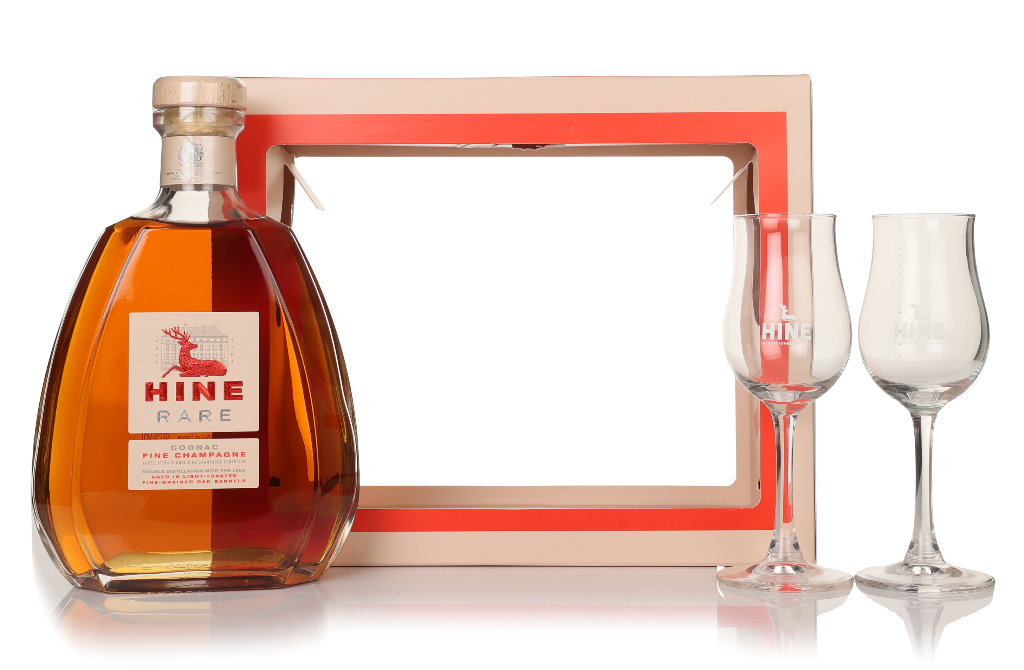 Hine Rare Gift Set with 2x Glasses 70cl product image
