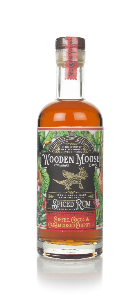 Wooden Moose Coffee, Cocoa & Caramelised Chipotle Spiced Rum 50cl product image