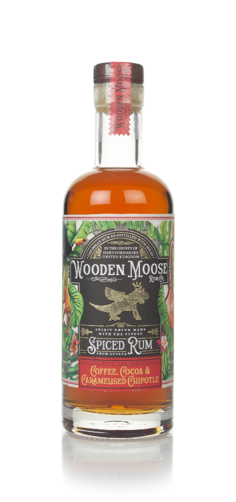 Wooden Moose Coffee, Cocoa & Caramelised Chipotle Spiced Rum 50cl product image