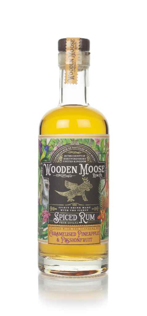 Wooden Moose Caramelised Pineapple & Passionfruit Spiced Rum 50cl product image