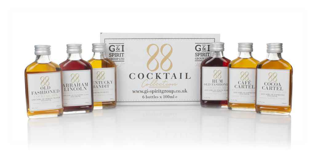 88 Cocktail Whisky, Bourbon, & Rum Cocktail Collection (6 x 100ml) 60cl product image