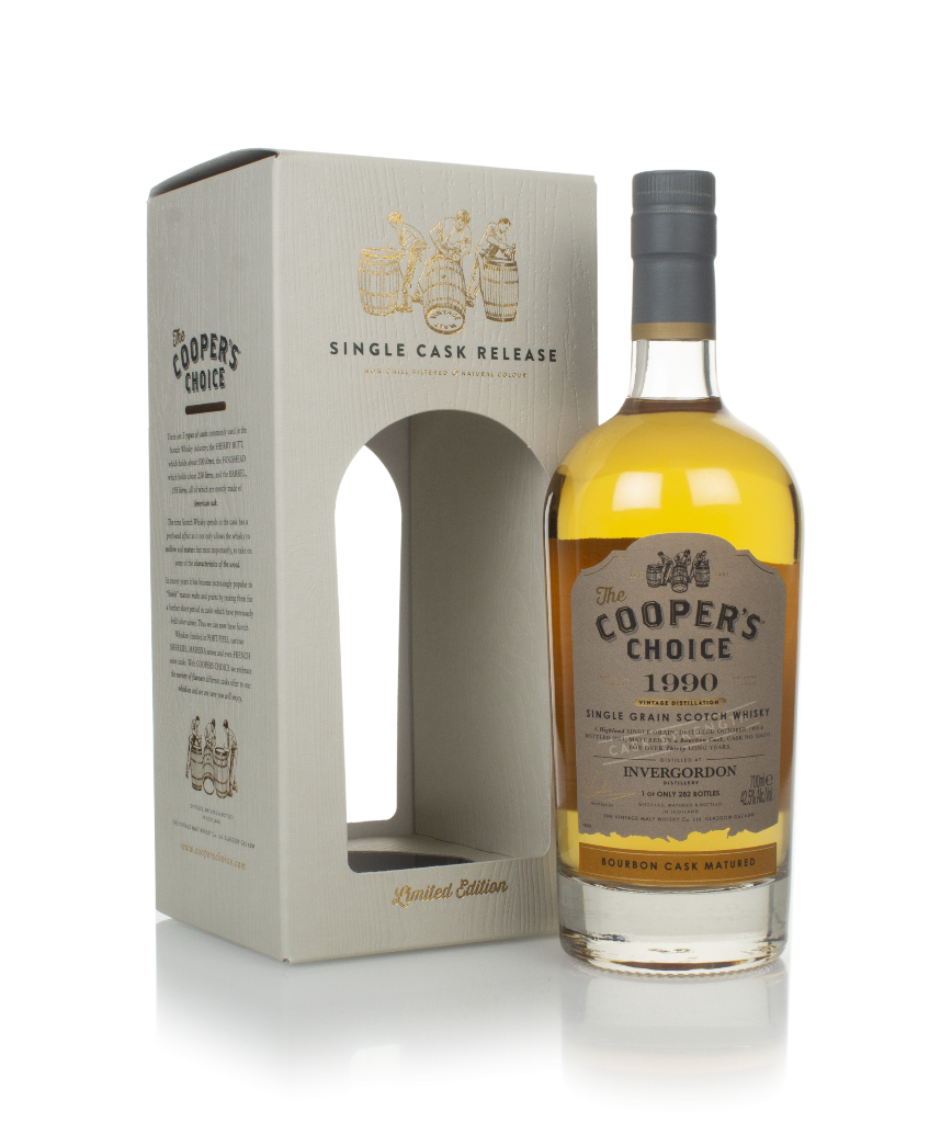 Invergordon 30 Year Old 1990 (cask 906313) - The Cooper's Choice (The Vintage Malt Whisky Co.) 70cl product image