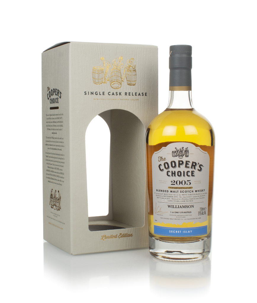 Williamson 14 Year Old 2005 (cask 9018) - The Cooper's Choice (The Vintage Malt Whisky Co.) 70cl product image