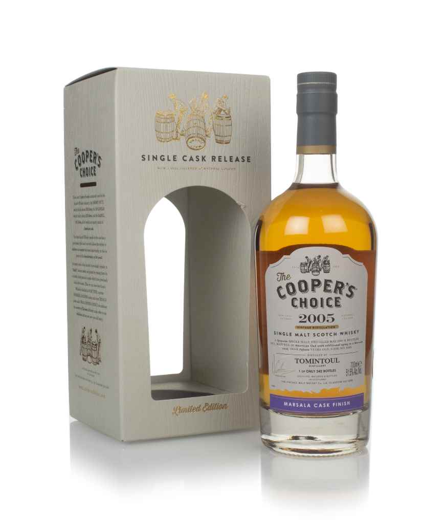 Tomintoul 15 Year Old 2005 (cask 9388) - The Cooper's Choice (The Vintage Malt Whisky Co.) 70cl product image