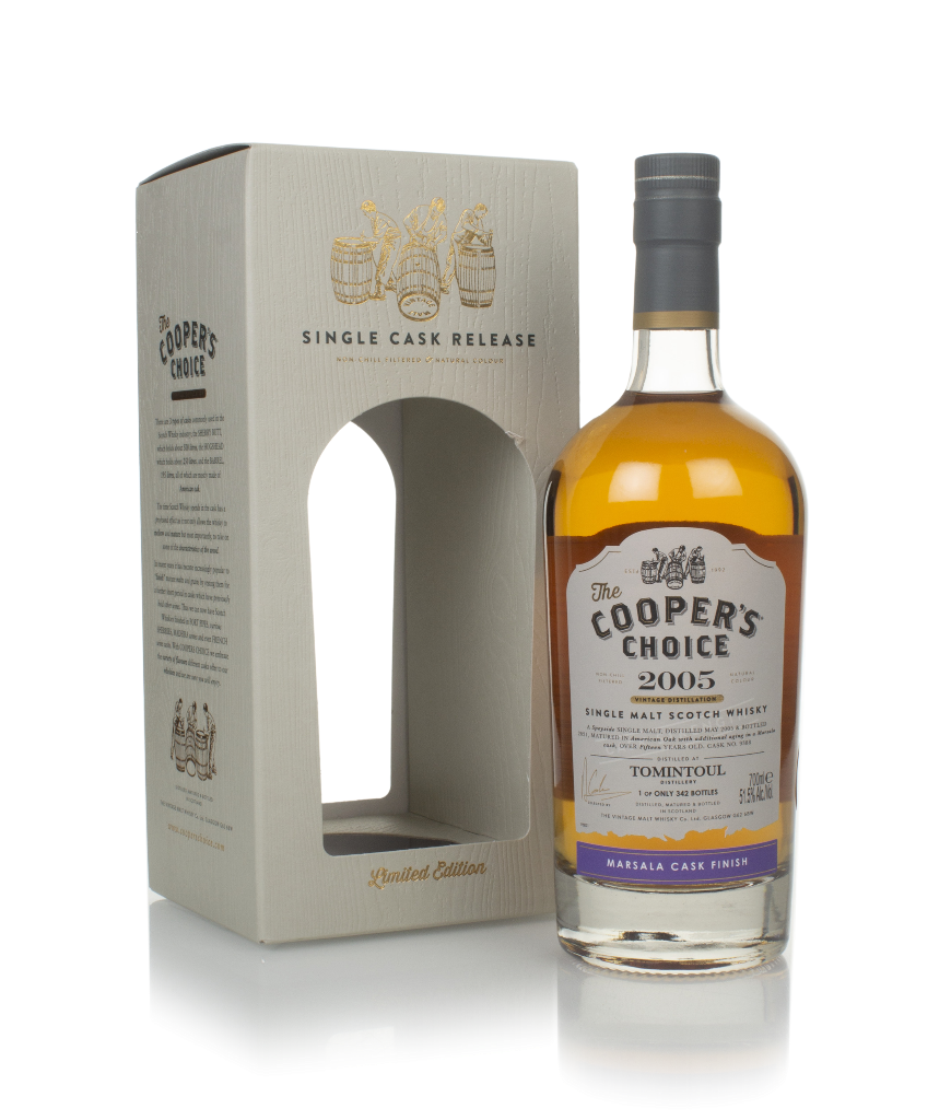 Tomintoul 15 Year Old 2005 (cask 9388) - The Cooper's Choice (The Vintage Malt Whisky Co.) 70cl product image