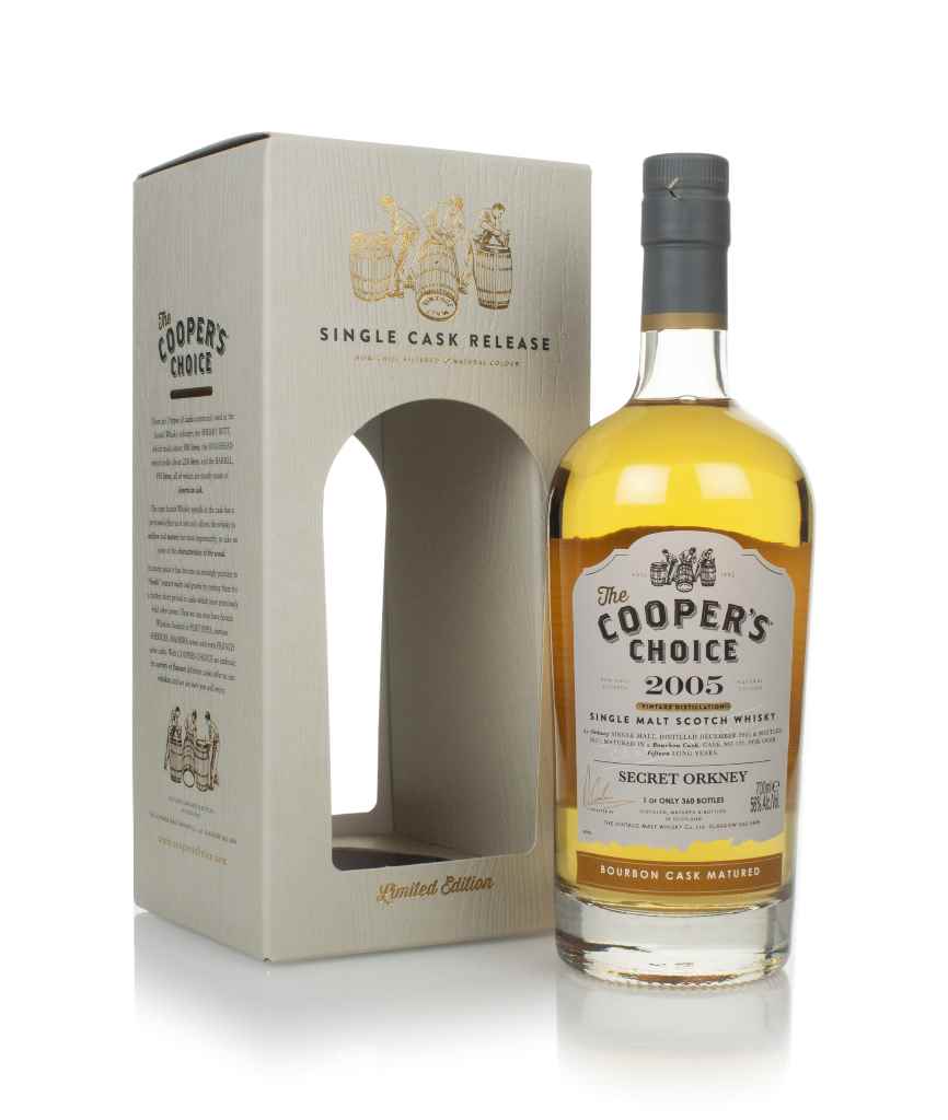 Secret Orkney 15 Year Old 2005 (cask 121) - The Cooper's Choice (The Vintage Malt Whisky Co.) 70cl product image