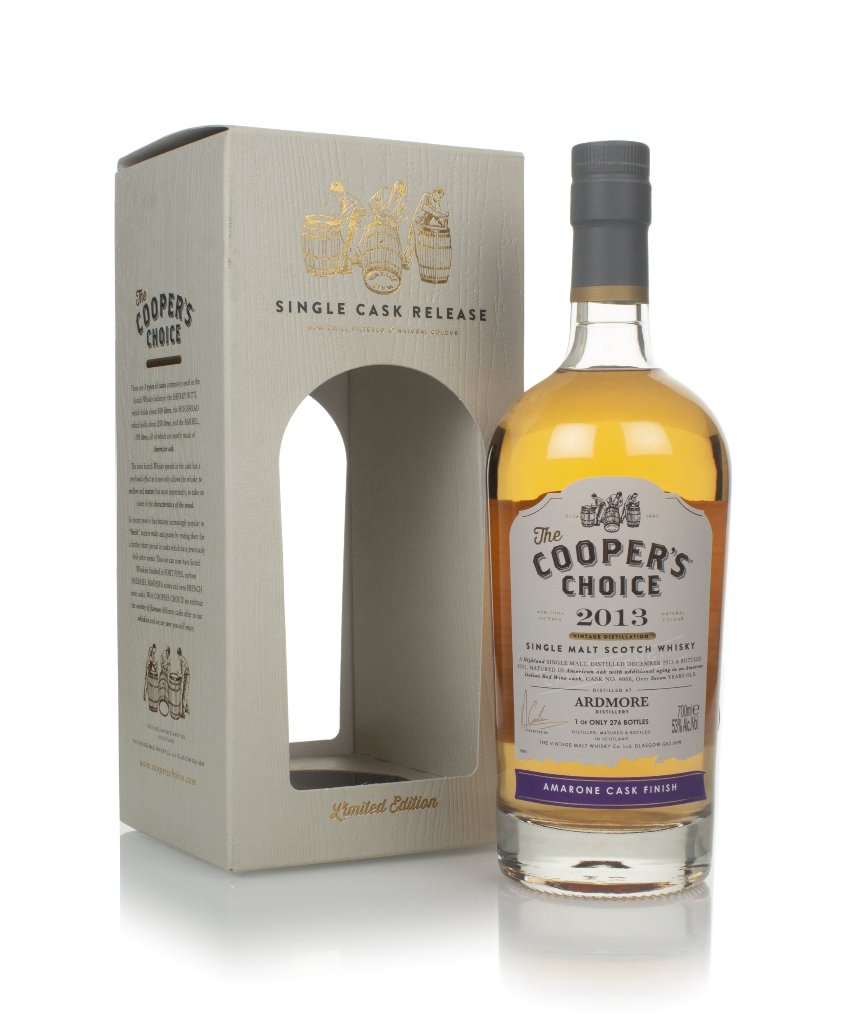 Ardmore 7 Year Old 2013 (cask 9066) - The Cooper's Choice (The Vintage Malt Whisky Co,) 70cl product image
