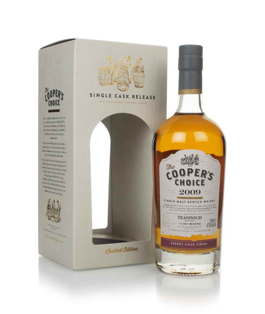 Teaninich 11 Year Old 2009 (cask 9102) - The Cooper's Choice (The Vintage Malt Whisky Co.) 70cl product image