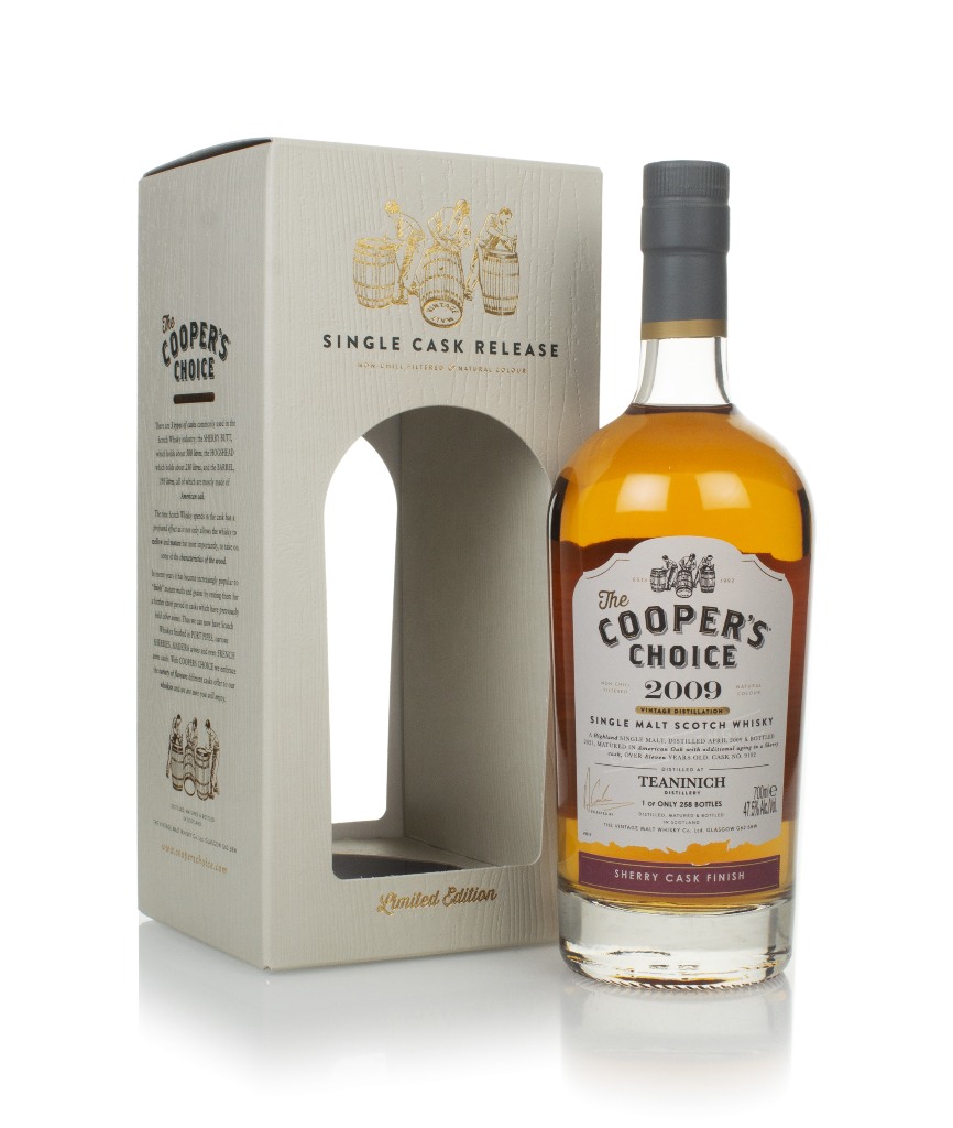 Teaninich 11 Year Old 2009 (cask 9102) - The Cooper's Choice (The Vintage Malt Whisky Co.) 70cl product image