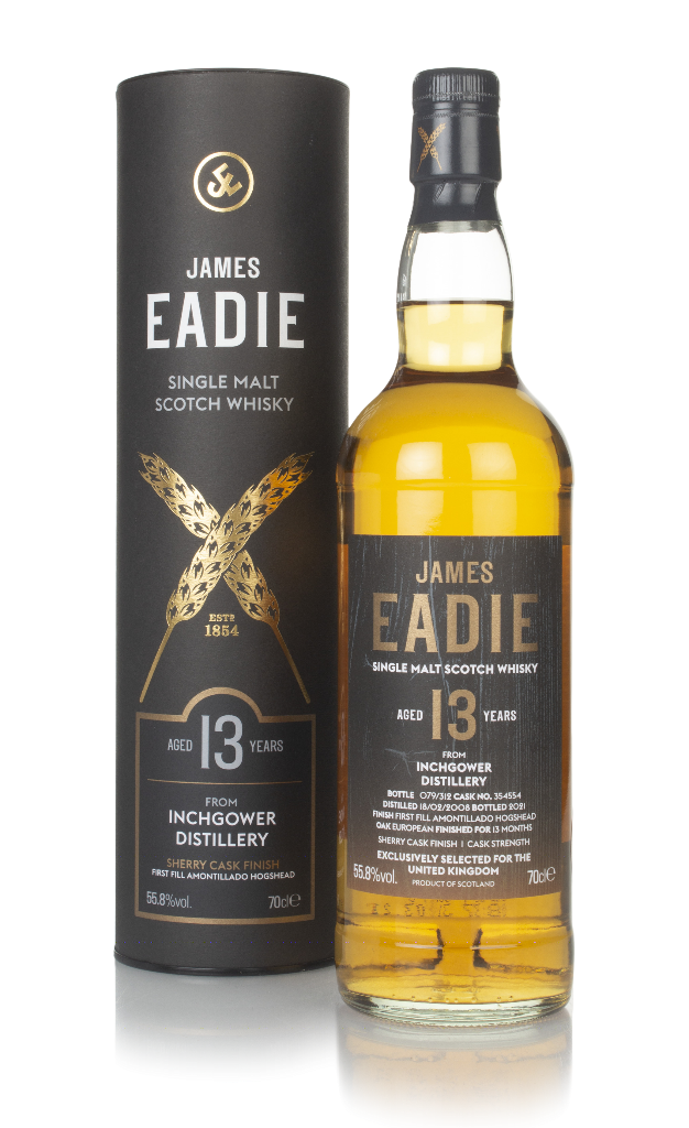 Inchgower 13 Year Old 2008 (cask 354554) - James Eadie 70cl product image