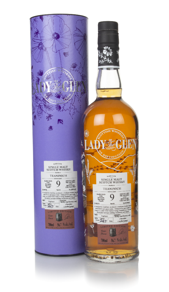 Teaninich 9 Year Old 2012 (cask 702608) - Lady of the Glen (Hannah Whisky Merchants) 70cl product image