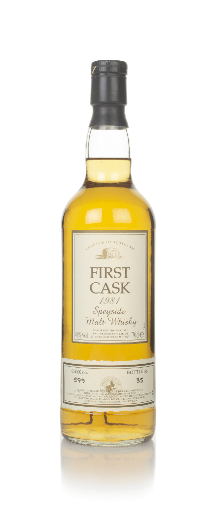 Glenallachie 22 Year Old 1981 (cask 599) - First Cask 70cl product image