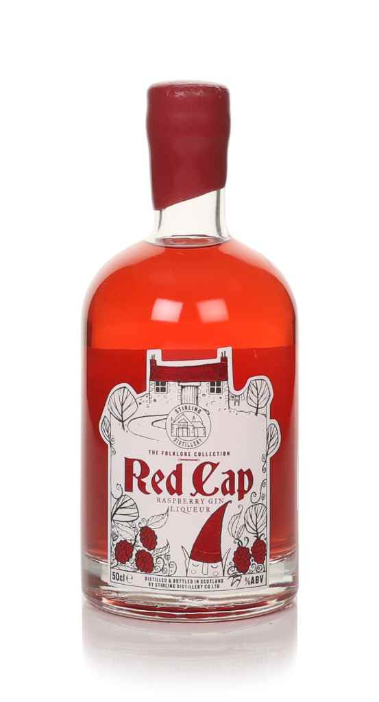 Stirling Red Cap Raspberry Gin Liqueur (27%) 50cl product image