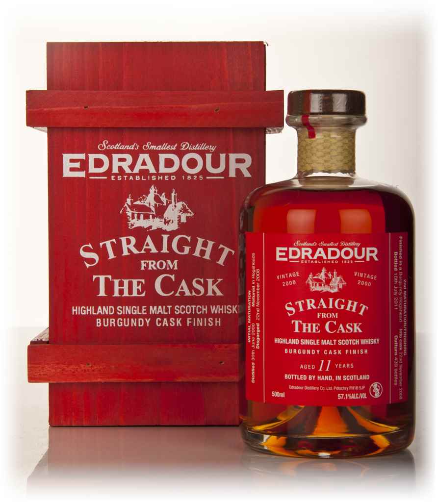 Edradour 11 Year Old 2000 Burgundy Cask Finish - Straight from the Cask 57.1% 50cl product image