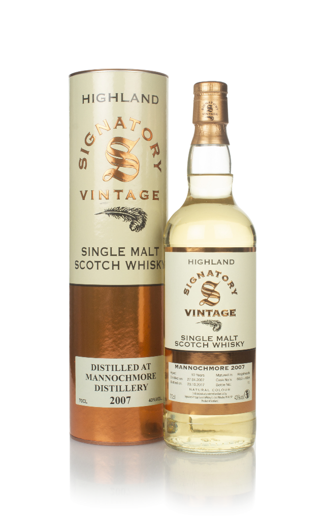 Mannochmore 10 Year Old 2007 (casks 6653 & 6654) - Signatory 70cl product image