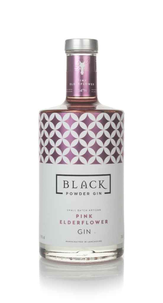 Black Powder Pink Elderflower Gin 70cl product image
