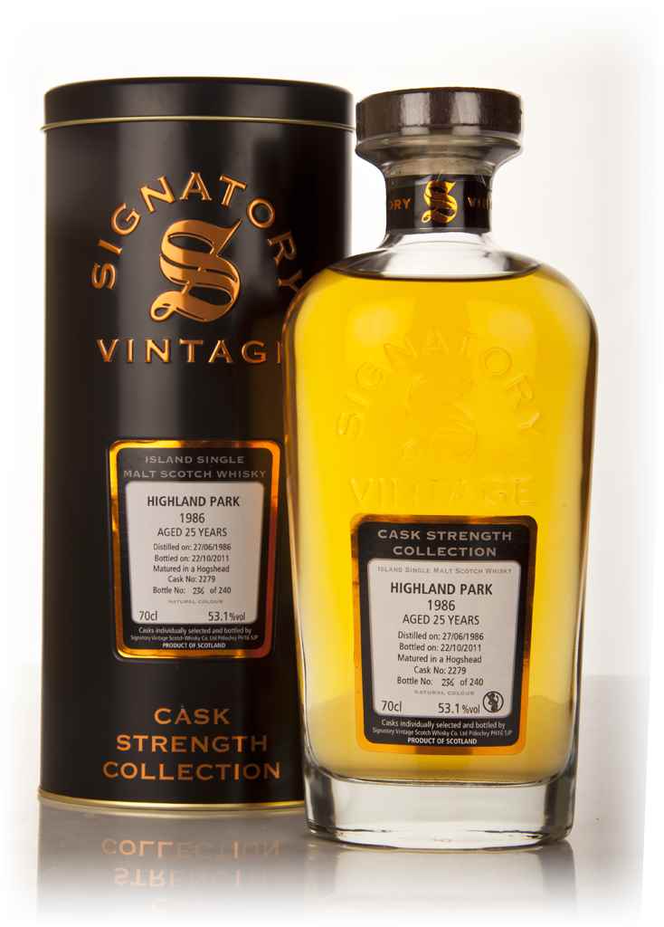 Highland Park 25 Year Old 1986 Cask 2279 - Cask Strength Collection (Signatory) 70cl product image